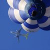 Heißluftballon meets Airliner