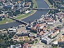 Dresden entlang der Elbe