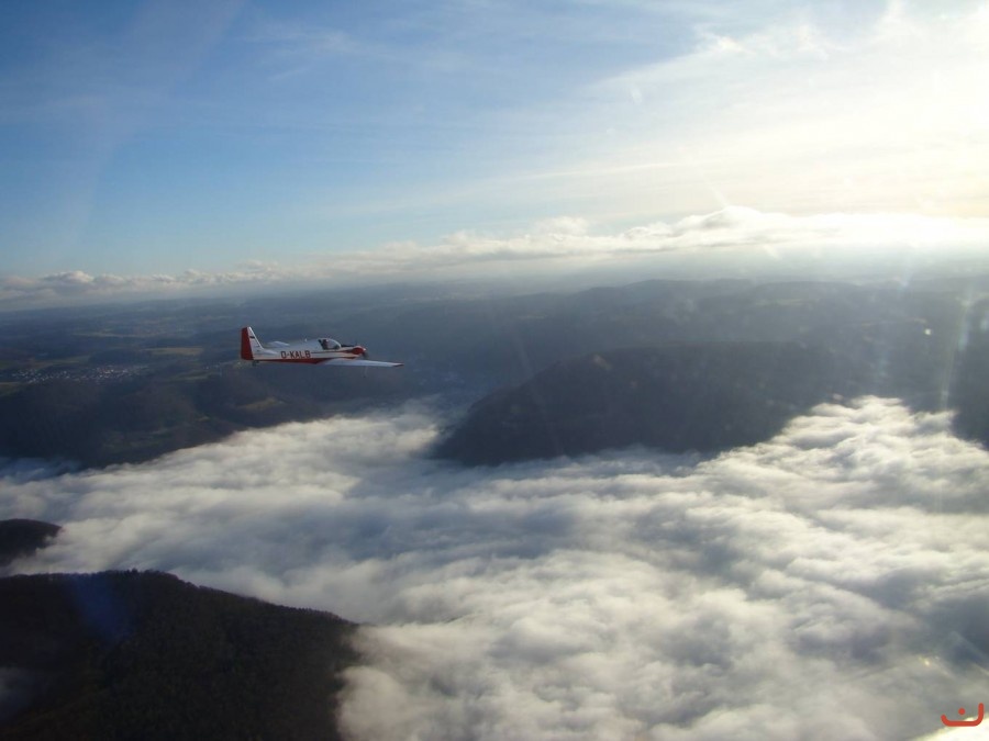 schoener flug mit d kife und d kalb